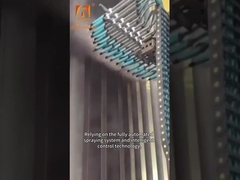 কাস্টমাইজযোগ্য রঙের সাথে লোহা সাবস্ট্র্যাটের জন্য পাউডার লেপ পেইন্ট লাইন সিস্টেম