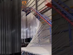 উচ্চ লেপ ক্ষমতা স্বয়ংক্রিয় পাউডার লেপ লাইন লোহা কারখানা জন্য ইউনিফর্ম সঙ্গে