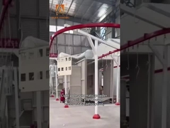 সিলিং মাউন্টড পিএলসি কন্ট্রোল ওভারহেড কনভেয়র সিস্টেম পরিবর্তনশীল গতি এবং কম শব্দ সঙ্গে