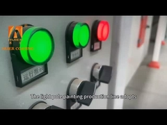 স্বয়ংক্রিয় পাউডার লেপ সিস্টেম কাস্টমাইজযোগ্য রং সঙ্গে লোহা সাবস্ট্র্যাট সাইকেল ফ্রেম জন্য