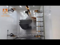 স্বয়ংক্রিয় টাচ স্ক্রিন অনুভূমিক পাউডার লেপ লাইন 16 পিসিএস স্ট্যান্ডার্ড