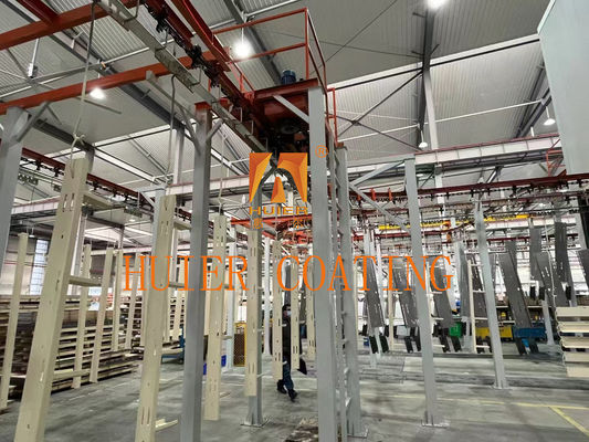 সাসপেনশন লজিস্টিক উৎপাদন লাইন সামঞ্জস্যযোগ্য গতি এবং 50 কেজি / এম ঝুলন্ত লোড সঙ্গে অপারেশন সুষ্ঠু